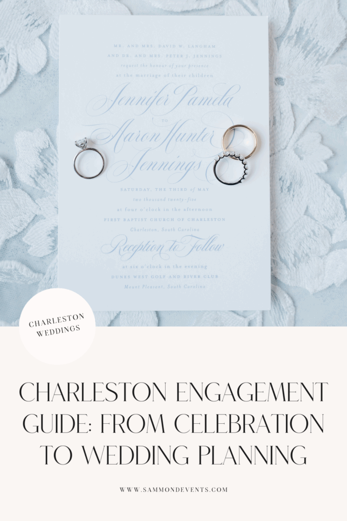 Charleston Engagement Guide to Wedding Planning
